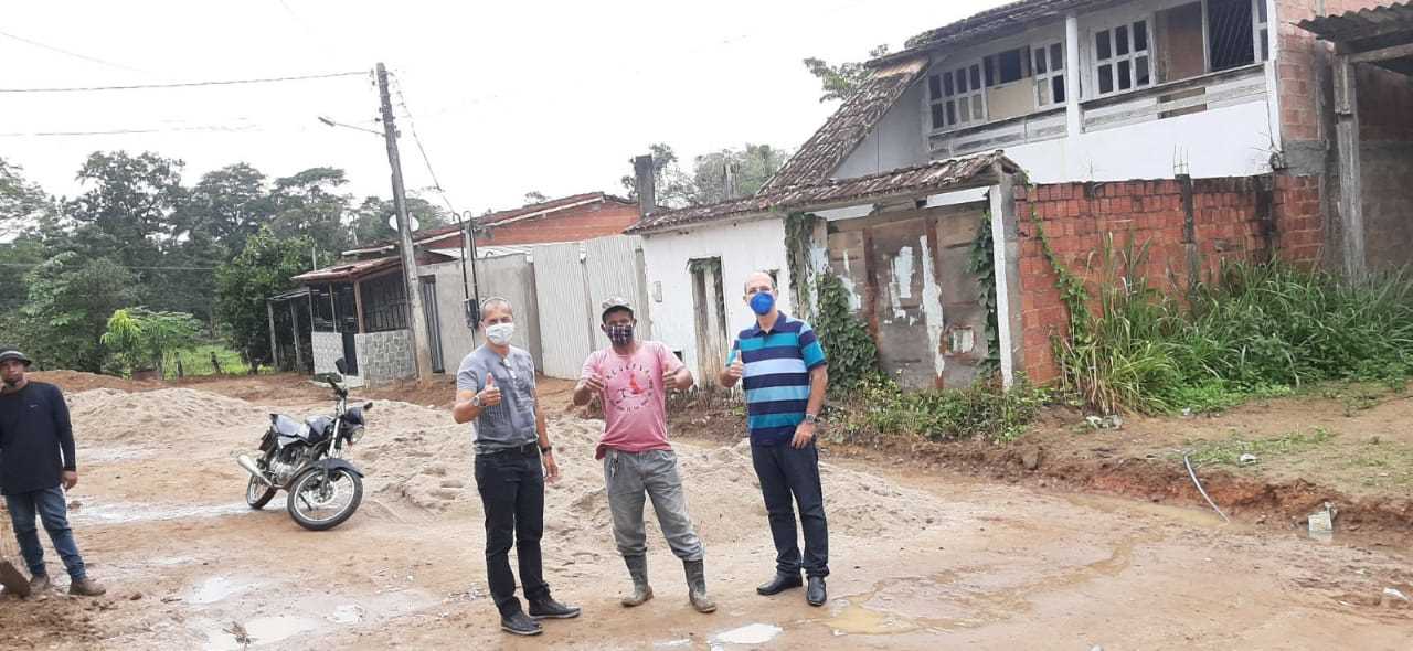 Camacã: Mais 2 ruas em fase de conclusão em São João do Panelinha